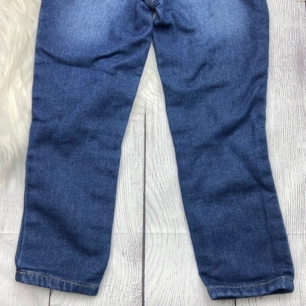 Cherokee Girls Pants Size 5 Super Skinny Crop Soft Comfy Faux Denim Pants